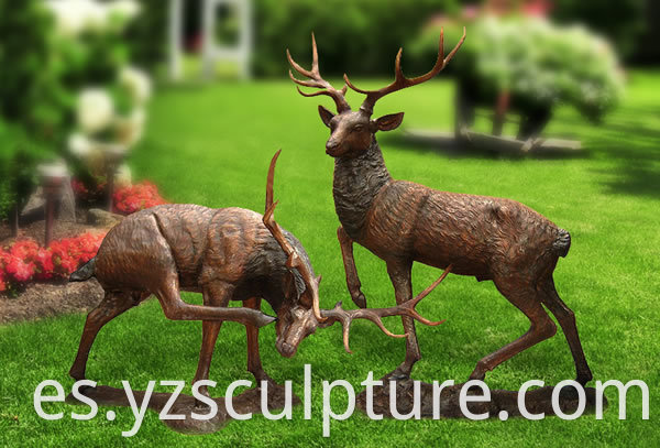 life size elk statue 